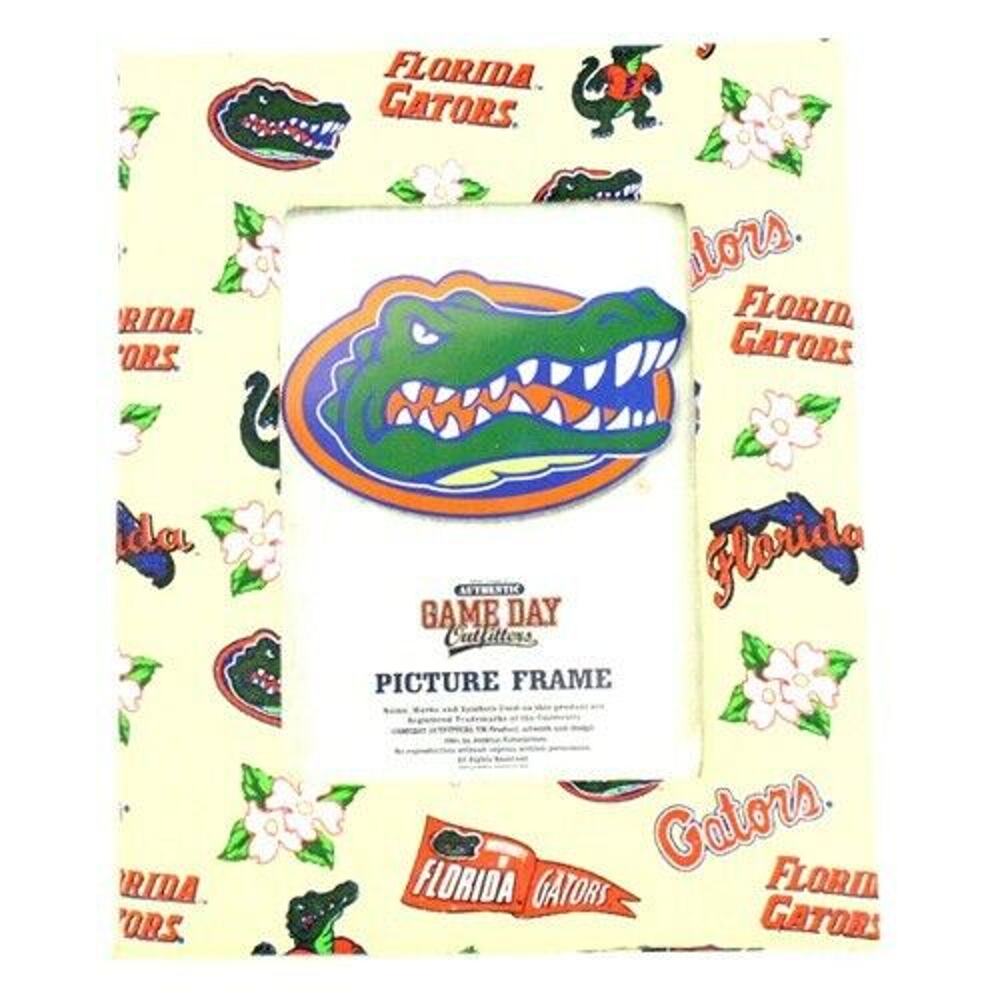 Frame Picture NCAA Florida Logos 9" x 7" Padded Gators Wall Desk University
